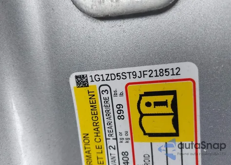 2018 Chevrolet Malibu Lt z USA, uszkodzony, nr VIN 1G1ZD5ST9JF218512